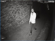 Security camera footage captured this image of the suspect believed to be linked to arson incidents in Joburg's northern suburbs.