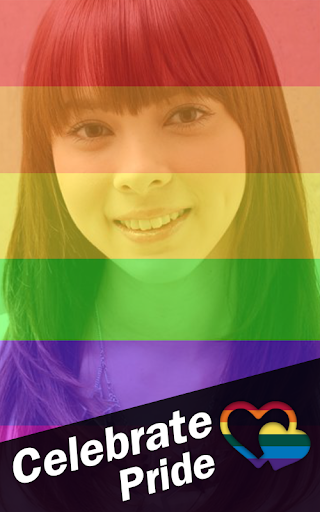 Rainbow Profile Photo Filter