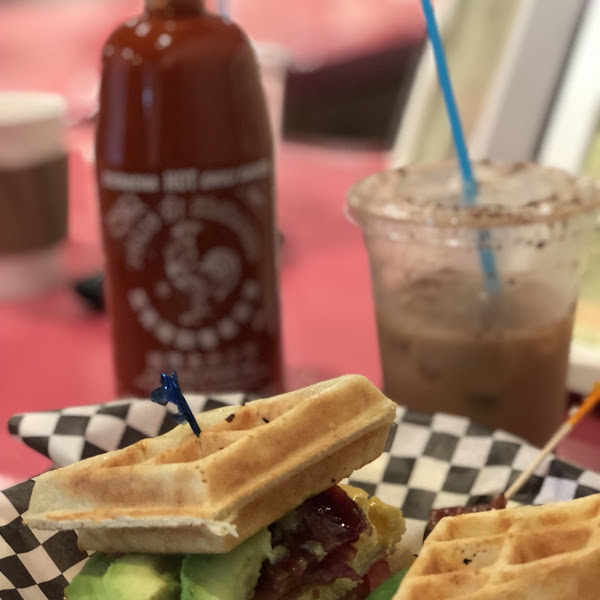 You can make a sandwich out of their gf waffles!
