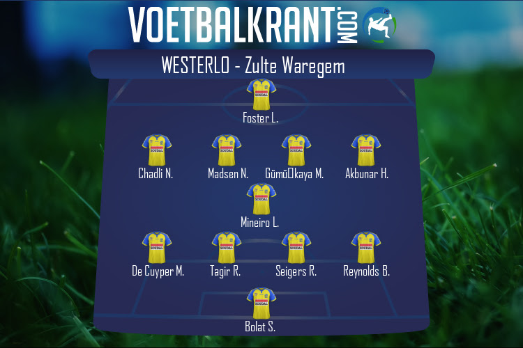 Opstelling Westerlo | Westerlo - Zulte Waregem (01/10/2022)