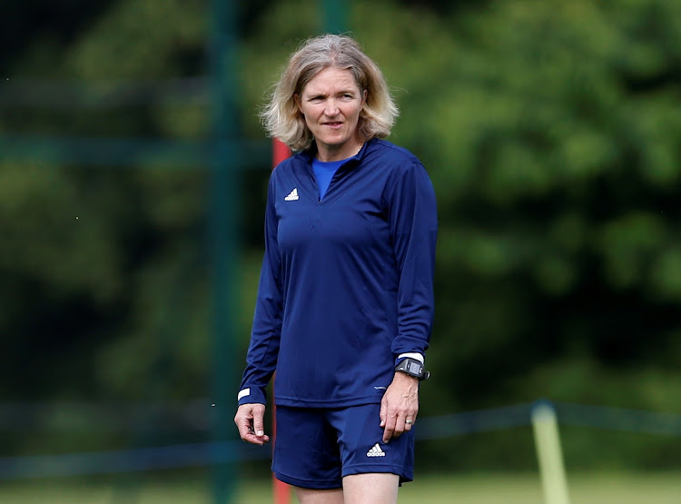 Former Team GB coach Hege Riise during training