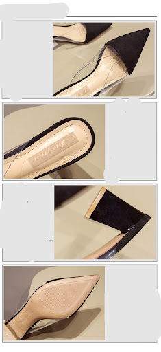 Title 7, Summer Transparent Korean Fashion High Heels. P...