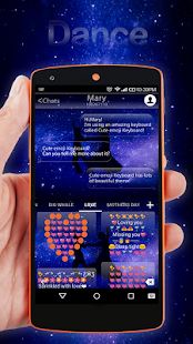 LA LA Emoji Keyboard Theme - náhled