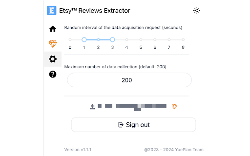 Etsy™ Reviews Extractor