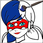 Cover Image of ดาวน์โหลด Coloring Book for Ladybug HD 5.0 APK