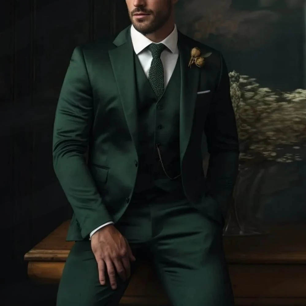 Title 10, Mens High Sense Temperament Suit, Slim Fit, pe...