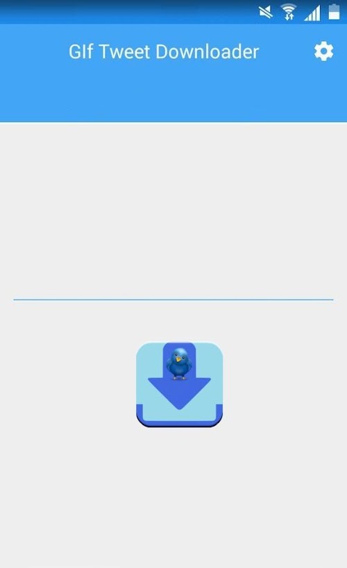 Android application Gif Tweet Downloader screenshort