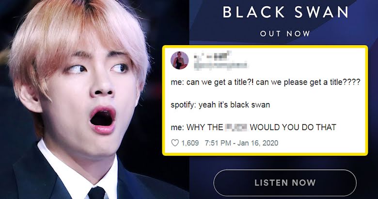 Spotify Leaked An For BTS's "Black Swan" The Its Release