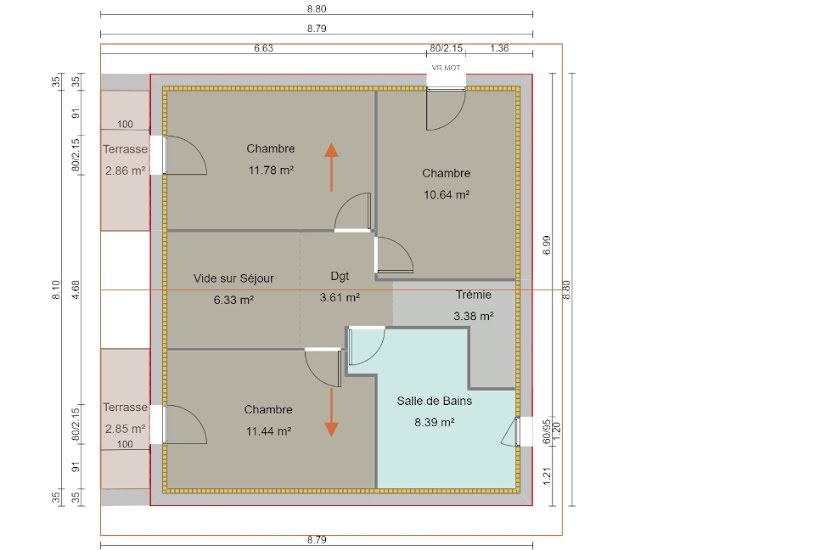  Vente Terrain + Maison - Terrain : 992m² - Maison : 105m² à Pelleautier (05000) 