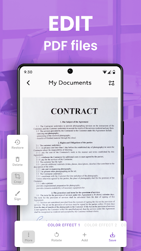 Screenshot PDF Scanner App : Photo + Doc