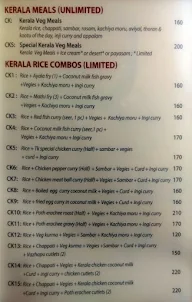 Tharayil Kitchen menu 2