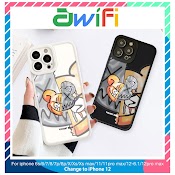 Ốp Lưng Iphone Cạnh Vuông Lỗ Camera Violent Bear 6Splus/7/7Plus/8/8Plus/X/Xr/Xs/11/12/13/Pro/Max/Plus/Promax - Awifi U2 - 10