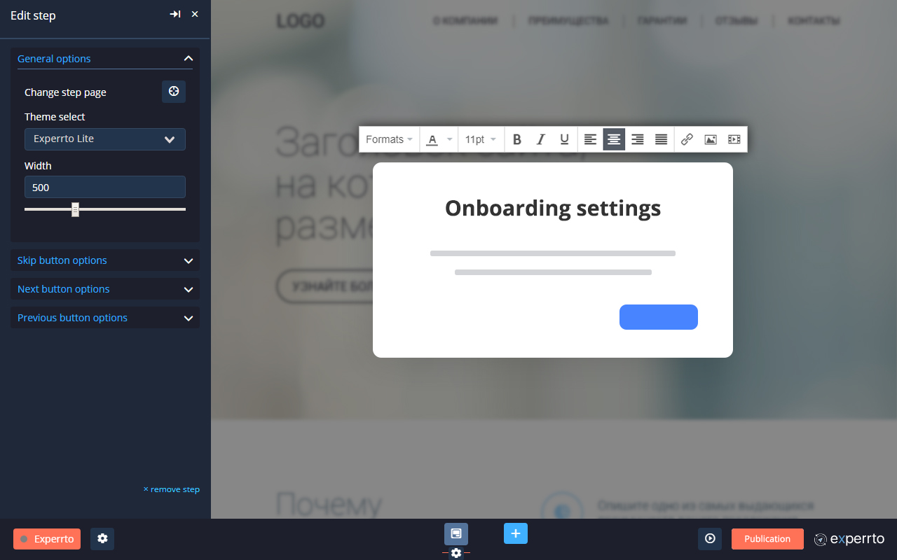 Experrto.io — interface navigator Preview image 10