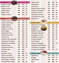 Death by Chocolate menu 1