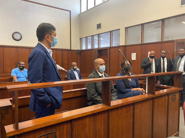 Businessman Thoshan Panday, Col Navin Madhoe and former KZN police commissioner Lt-Gen Mmamonnye Ngobeni appeared before the Durban regional court on Thursday.