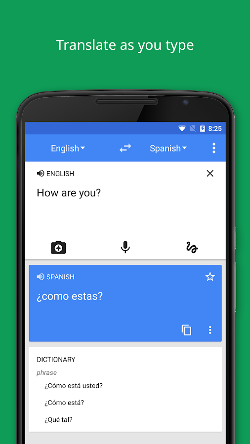    Google Translate- screenshot  