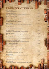 Punjabi Tadka - Ramee Guestline Hotel menu 1