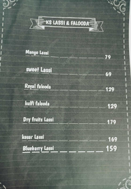 Ks Lassi & Falooda menu 3