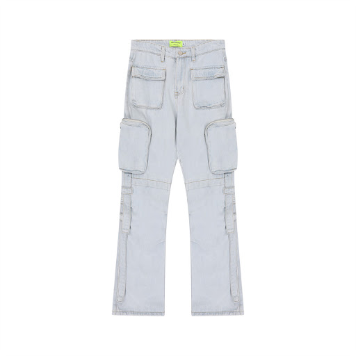 Title 13, Mens multi-pocket denim trousers overalls, tre...