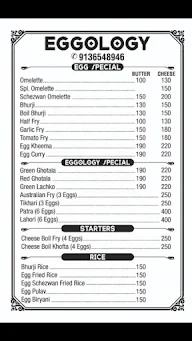 Eggology Surti Ghotala & More menu 1