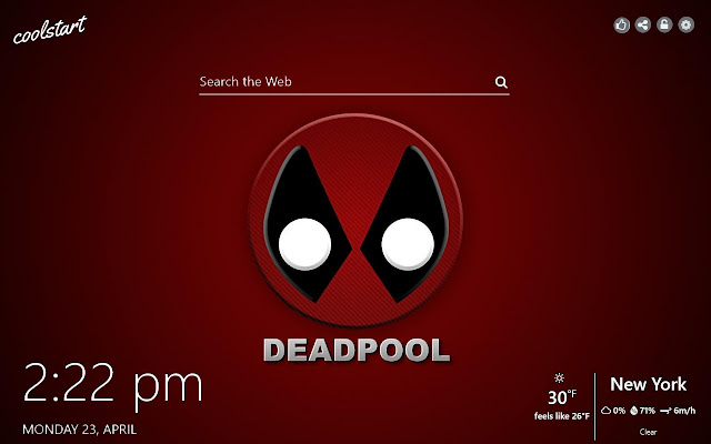 Deadpool HD Wallpapers New Tab Theme