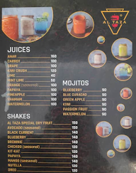 AL TAZA menu 1