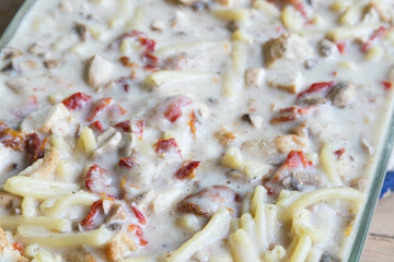 Sun-Dried Tomato & Parmesan Pasta Bake
