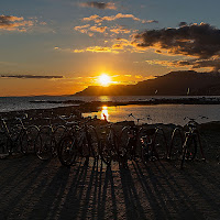 Una corsa in bicicletta a vedere il tramonto di 