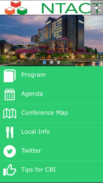 Android application CBI 2016 screenshort