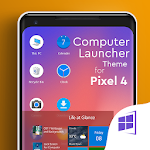 Cover Image of डाउनलोड Pixel 4 theme for computer Launcher 1.0 APK