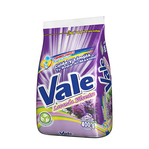 Detergente En Polvo Vale Lavanda 400Gr  