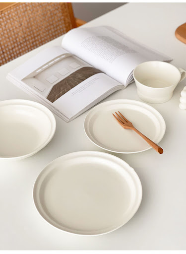 Title 6, Simple Matte High-end Ceramic Plate for elegant...