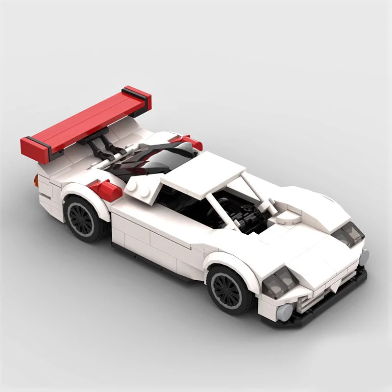 R390 GT1 Huishoudelijke Bouwstenen Set Automodel Bouw je eigen sportwagen. Stimuleert creativiteit en fijne motoriek. Perfect cadeau.