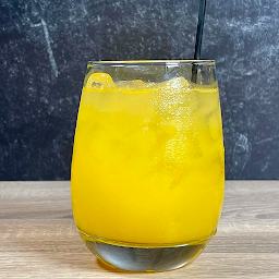 Mango, coconut water, and ginger 