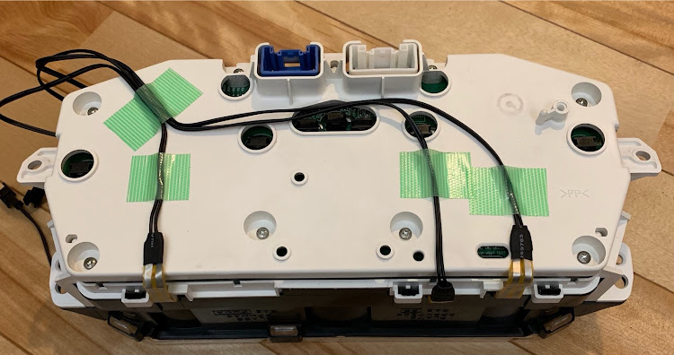 コペンのL880Kコペン・ゴールデンウィーク・ＤＩＹ作業・ELメーターに関するカスタム事例の投稿画像12枚目