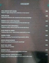 Lakhori, Haveli Dharampura menu 5