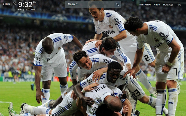 Real Madrid Wallpapers Theme New Tab