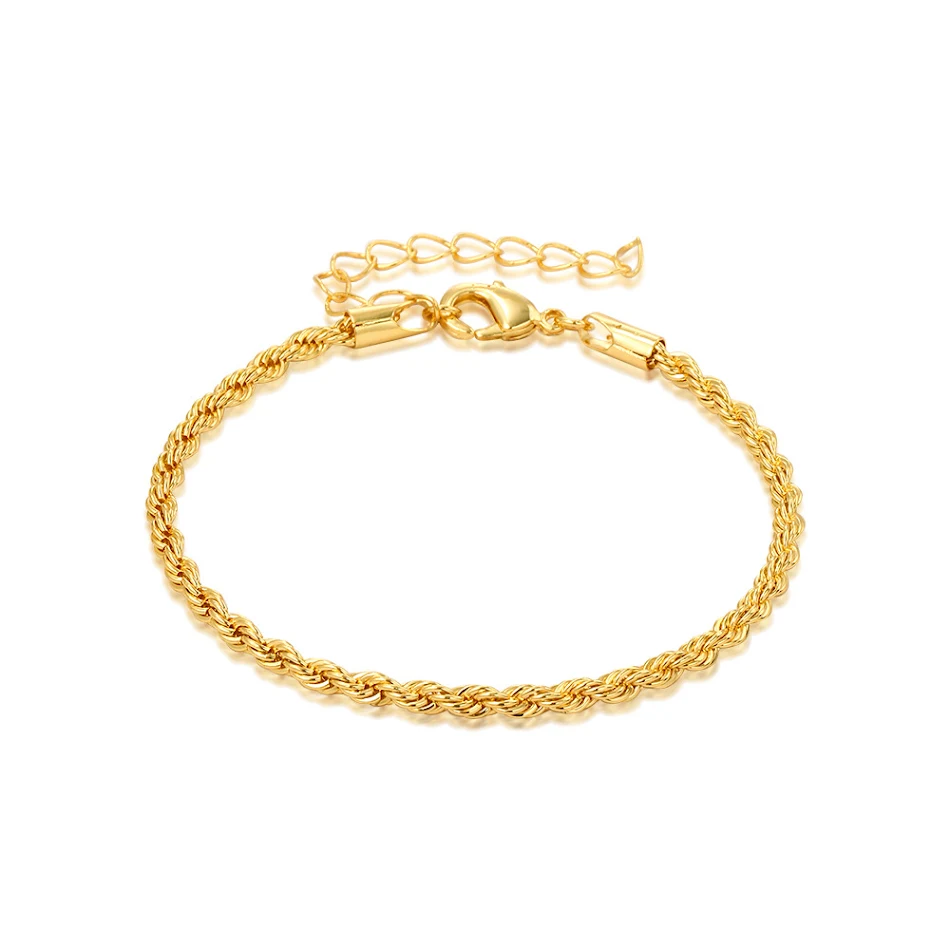Bracelet géométrique en or 14K/18K, simplicité métallique. Un bijou minimaliste et élégant pour femmes, idéal pour un style quotidien.