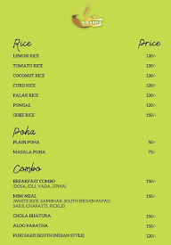 Idleewala menu 1