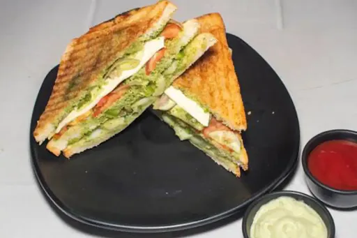 Veg Cheese Grilled Brown Bread Sandwich