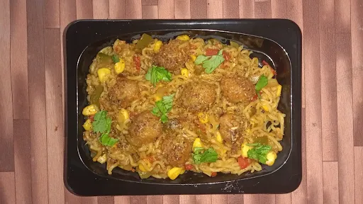 Chicken Popcorn Maggi