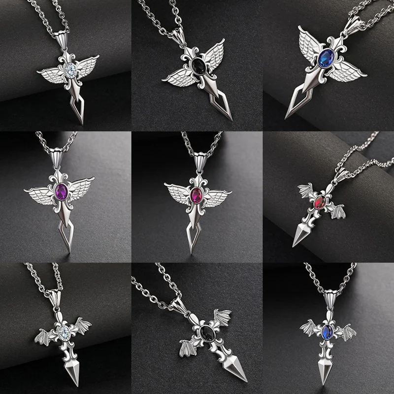Collier Pendentif Ornement en Acier Inoxydable Hip Hop. Un bijou tendance pour hommes et femmes. Élégant et durable, pour un look hip hop affirmé.