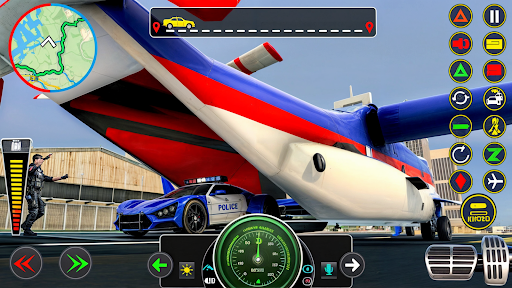 Screenshot Police Muscle Car Cargo Plane