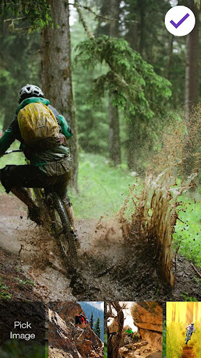 MTB Rider Lock Screen
