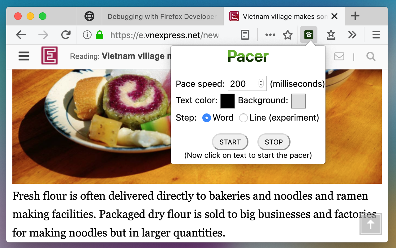 Pacer speed reading Preview image 3