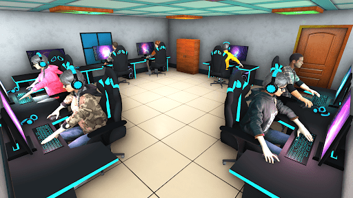 Screenshot Internet Gaming Cafe Job Sim