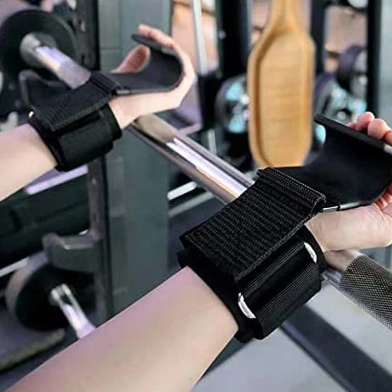 Fitness Grip Haken Polsbanden voor optrekken Gewichtheffen Ondersteuning Verbetert grip en prestaties Krachttraining en spieropbouw