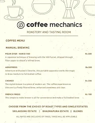 Coffee Mechanics menu 5