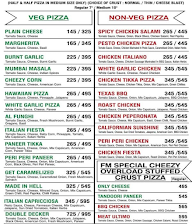 Freshly Made Burger And Pizza - FM menu 1