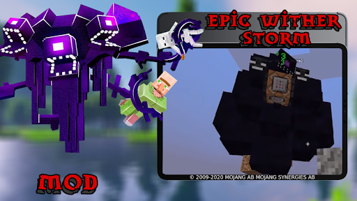 Epic Wither Storm Mod Apk by Unreal sky Islands - wikiapk.com